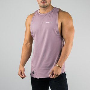 Alphalete Cutoff Tee - Dusty Rose (M)